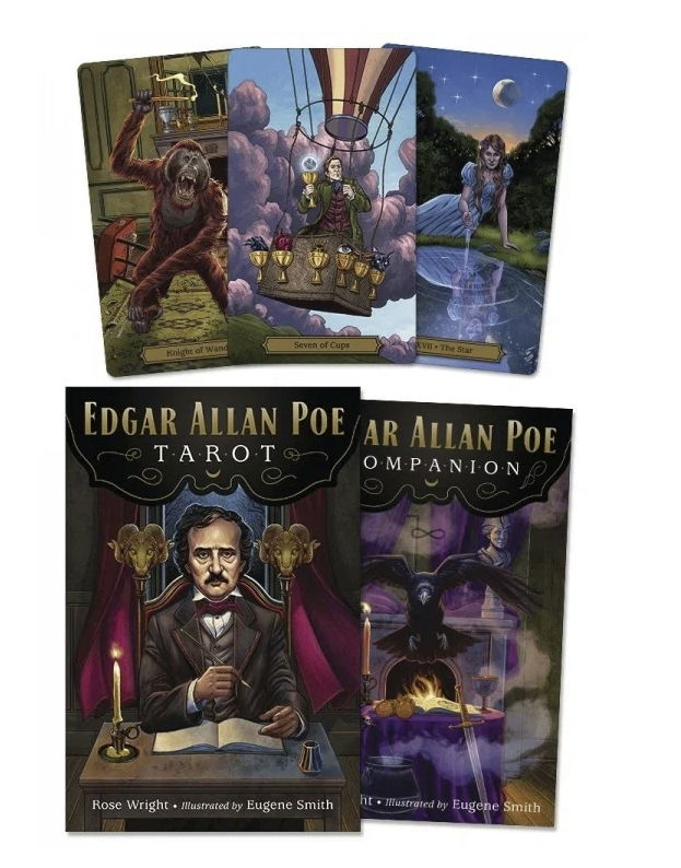 Таро Эдгара Аллана По на английском языке. Edgar Allan Poe Tarot (Llewellyn). 