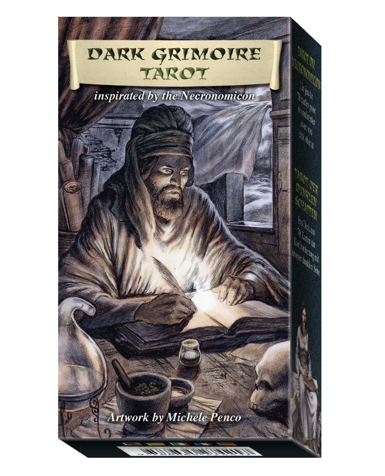 Dark Grimoire Tarot. Таро Черный Гримуар Некрономикон (EX163, на английском языке). 