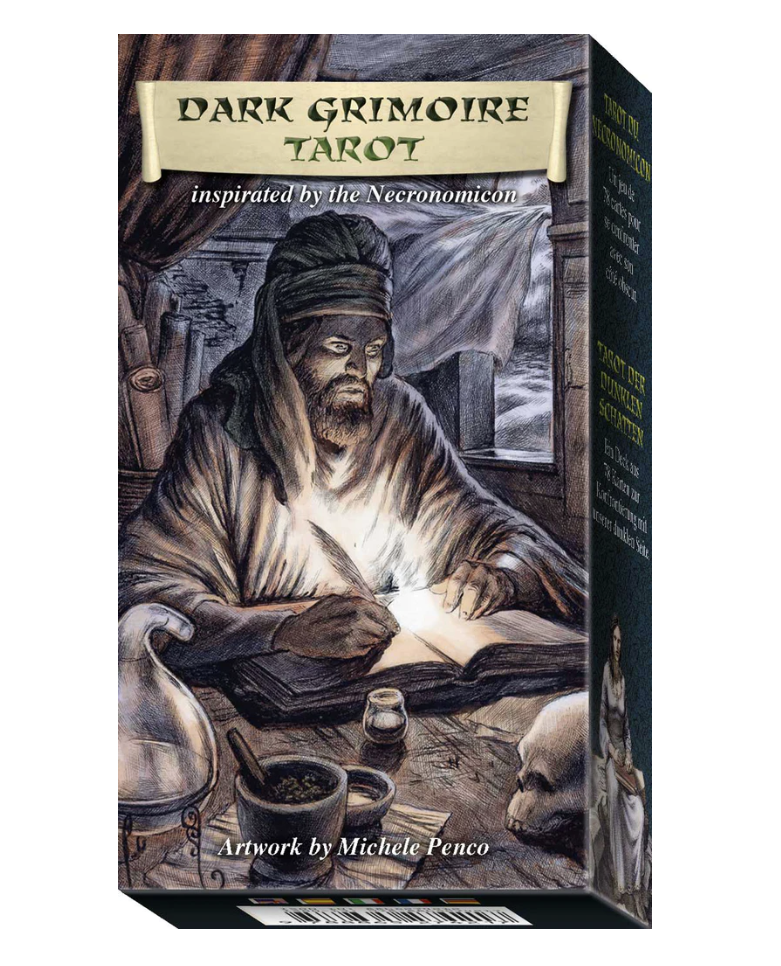 Dark Grimoire Tarot. Таро Черный Гримуар Некрономикон (EX163, на английском языке), Италия, на английском