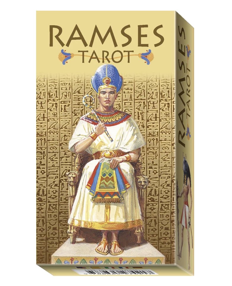 Таро Вечности. Карты Фараона Рамзеса на английском языке (EX055, Lo Scarabeo, Италия), Италия, англоязычная коробка