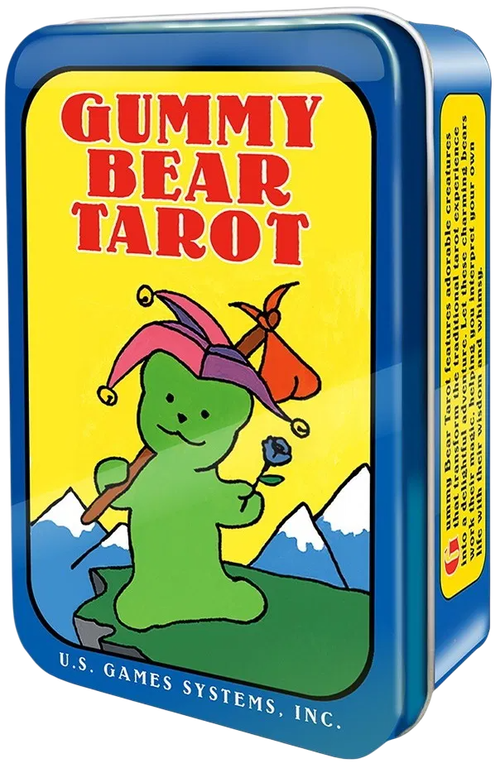 Gummy Bear Tarot in Tin. Таро Мишек Гамми в металлической коробочке