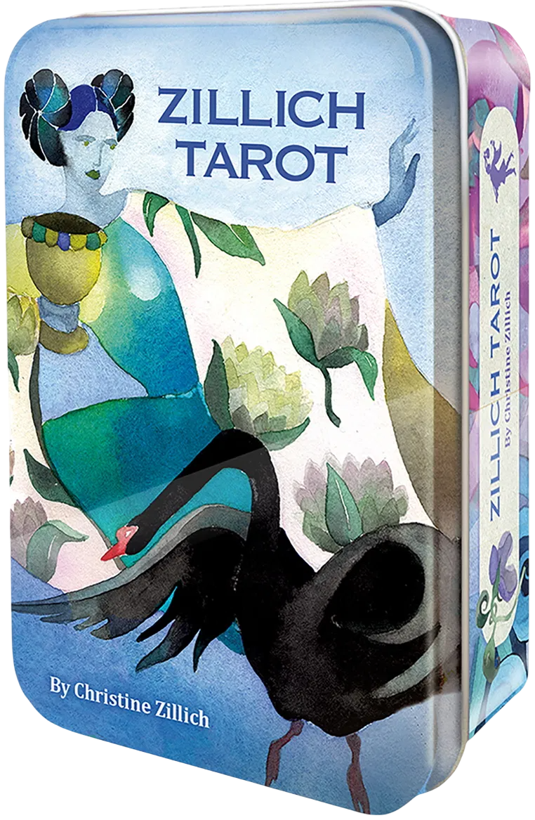 Циллих Таро в металлической коробочке. Zillich Tarot in Tin