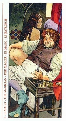 Таро Декамерон мультиязычное. Decameron Tarot (EX45, Lo Scarabaeo, Италия), Италия, мультиязычное