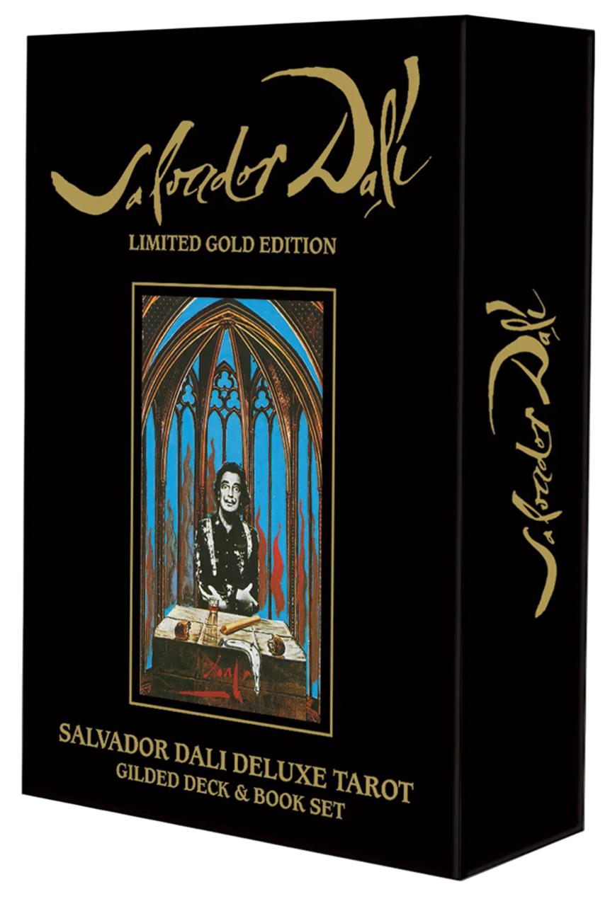 Dali Gold Edition. Salvador Dali Deluxe Tarot Gilded Deck & Book Set. 