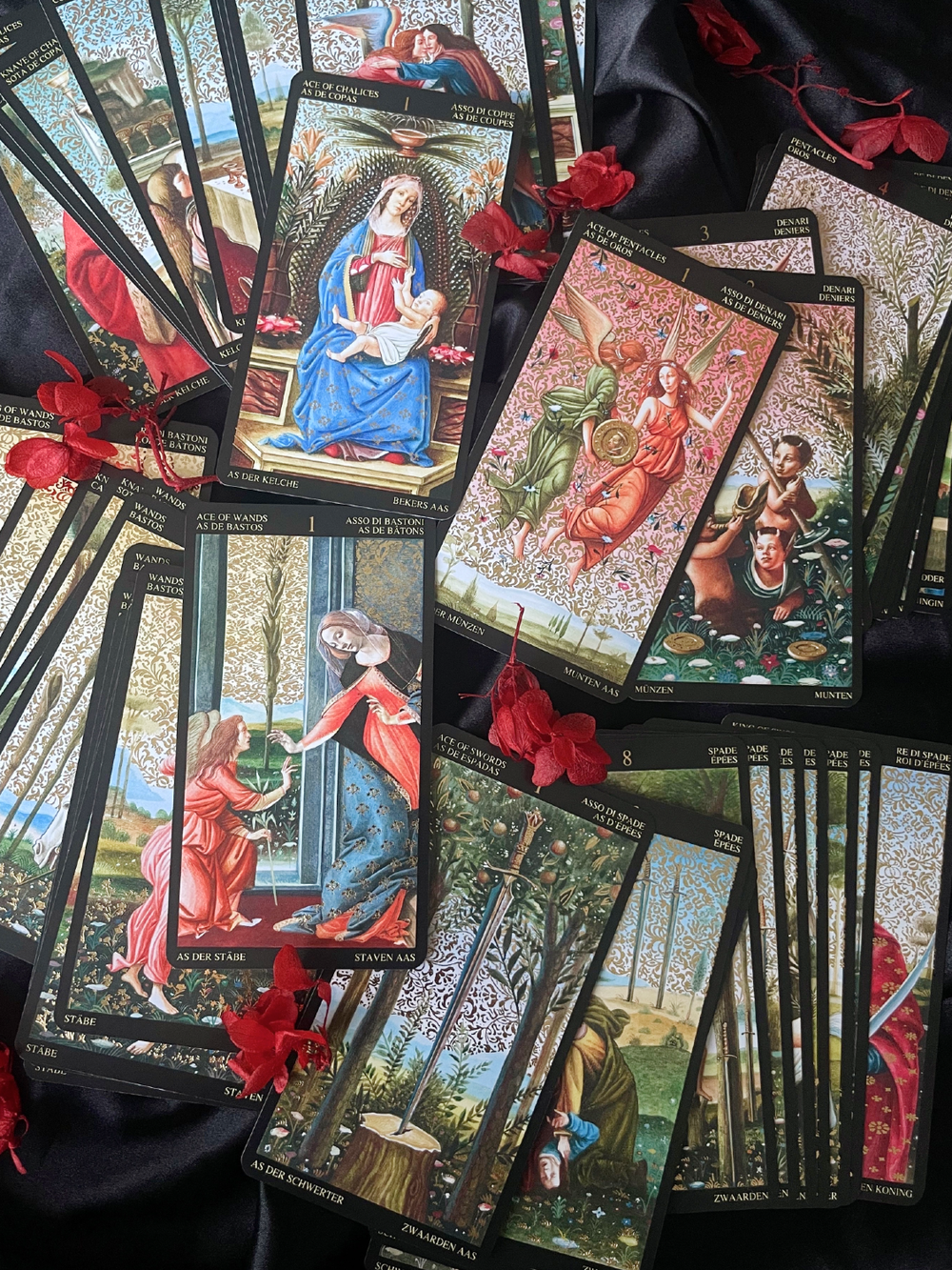 Золотое Таро Боттичелли. Golden Botticelli Tarot (EX143, Lo Scarabeo, Италия), EX