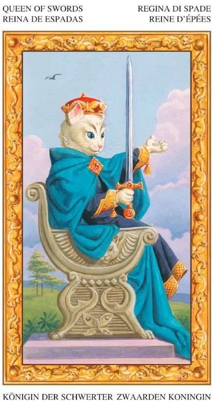 Таро Белых кошек. Tarot Of White Cats (Lo Scarabeo, Италия), Италия, мультиязычная, англ коробка