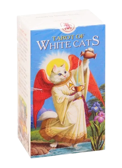 Мини Таро Белых Кошек. Mini Tarot White Cats. 