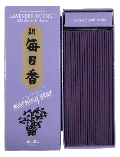 Японское благовоние MS Lavender ЛАВАНДА, 200 палочек по 12 см