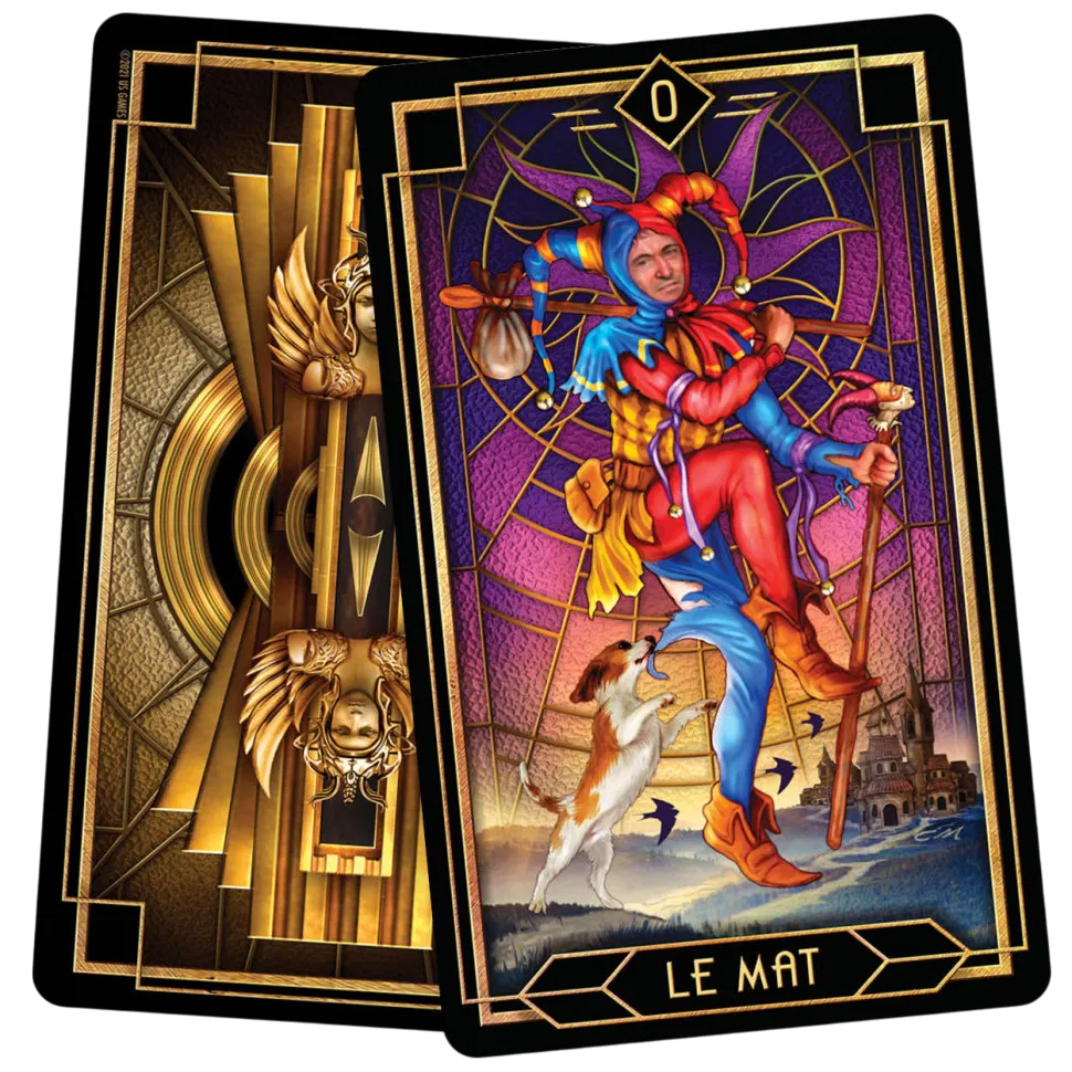 Tarot Decoratif Deck and Book Set. Набор. Таро Декоративное