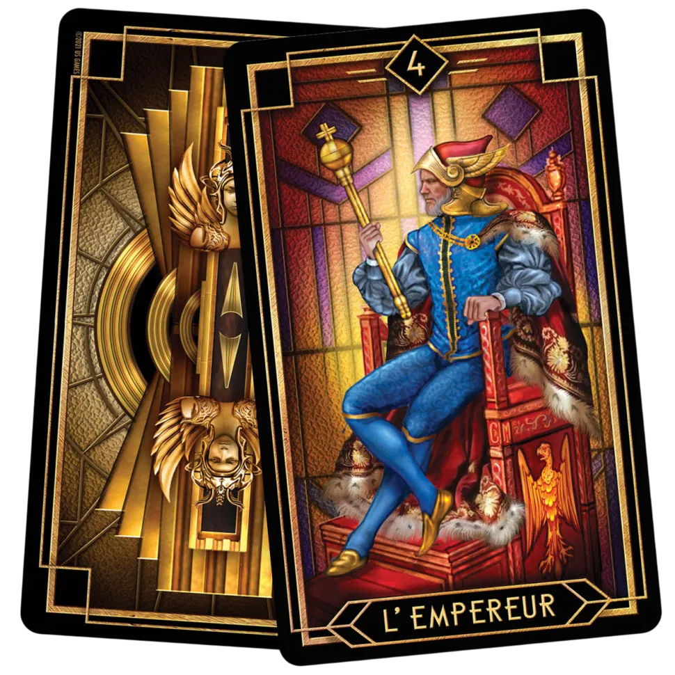 Tarot Decoratif Deck and Book Set. Набор. Таро Декоративное