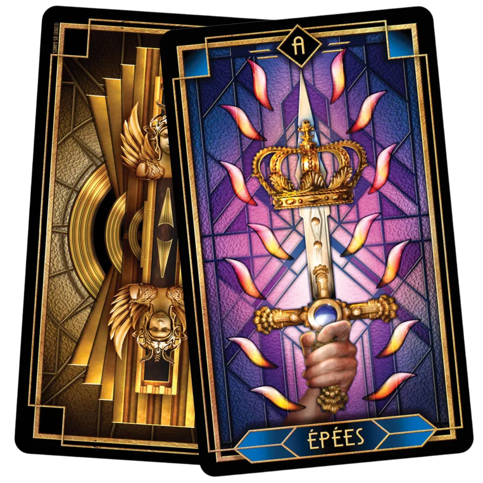Tarot Decoratif Deck and Book Set. Набор. Таро Декоративное