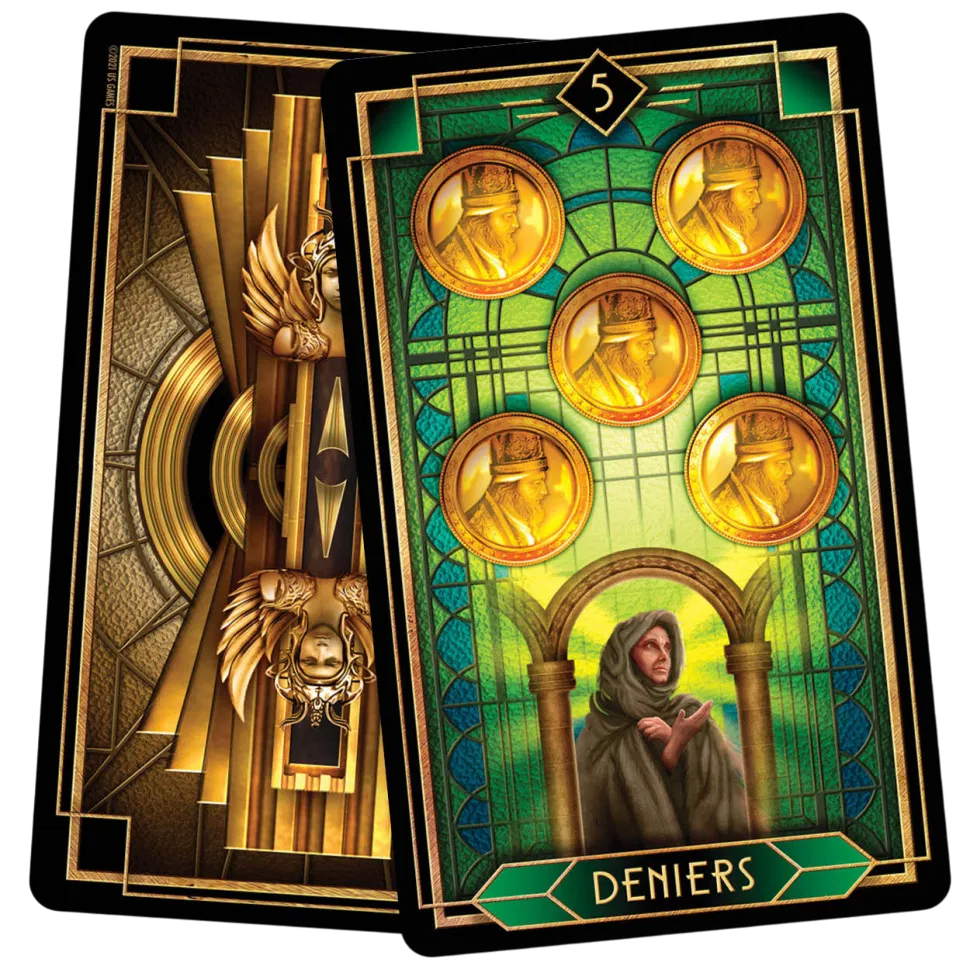 Tarot Decoratif Deck and Book Set. Набор. Таро Декоративное