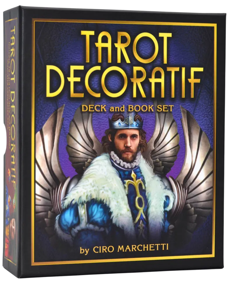Tarot Decoratif Deck and Book Set. Набор. Таро Декоративное
