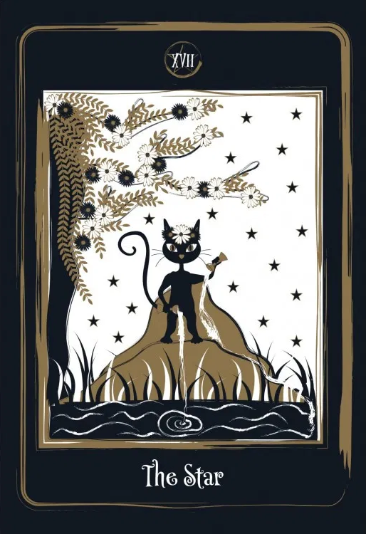 Golden Black Cat Tarot. Золотое Таро Черной Кошки