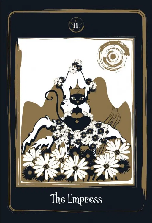 Golden Black Cat Tarot. Золотое Таро Черной Кошки