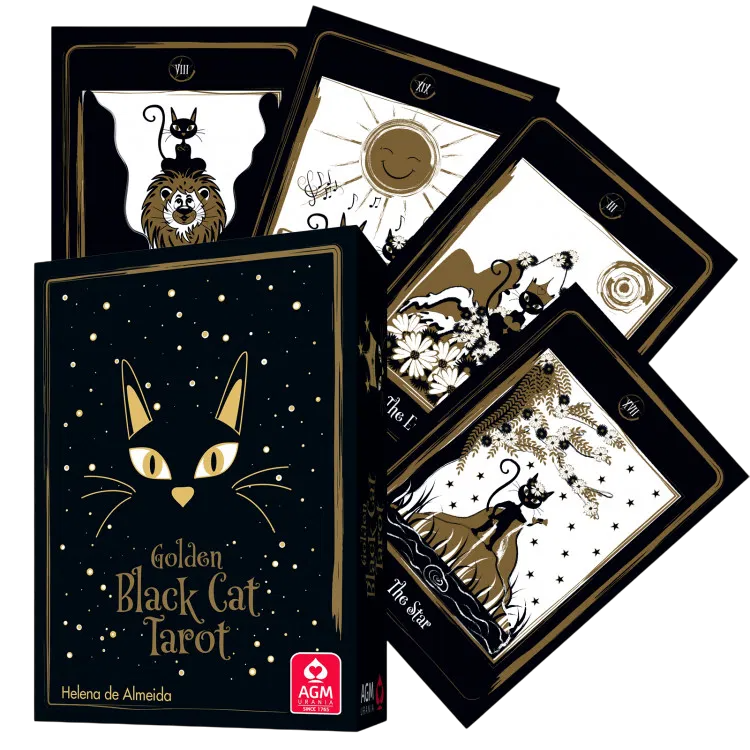 Golden Black Cat Tarot. Золотое Таро Черной Кошки