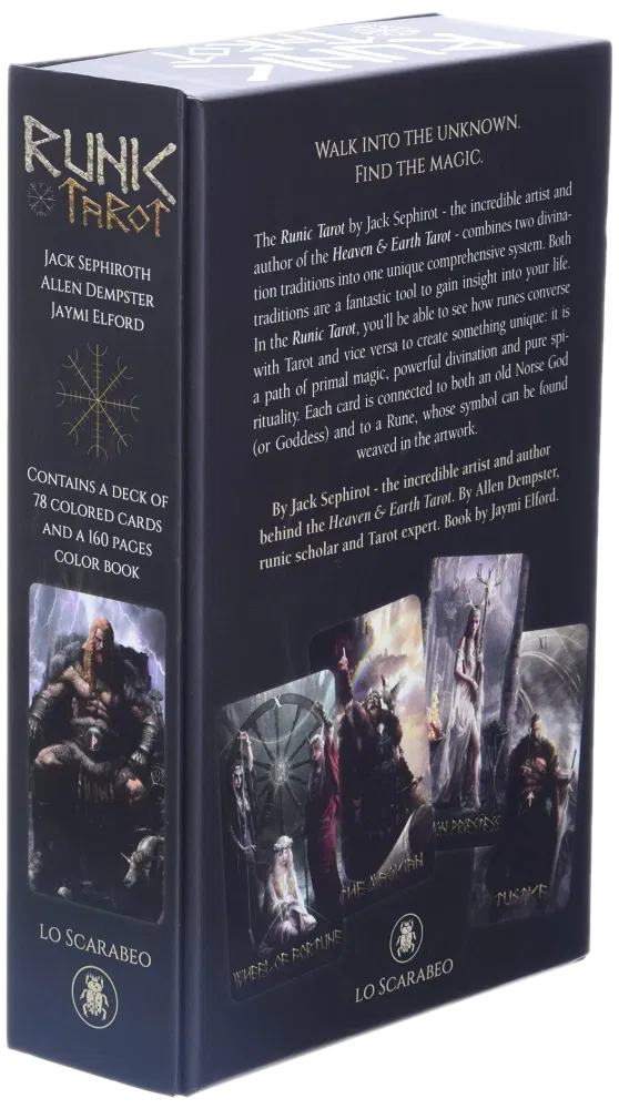 Runic Tarot Kit. Набор. Руническое Таро (Таро Руны) на английском языке.