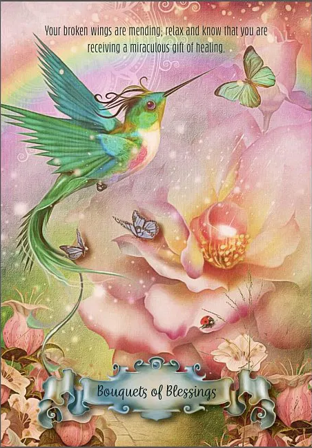 Hummingbird Wisdom Oracle Cards. Оракул мудрости колибри