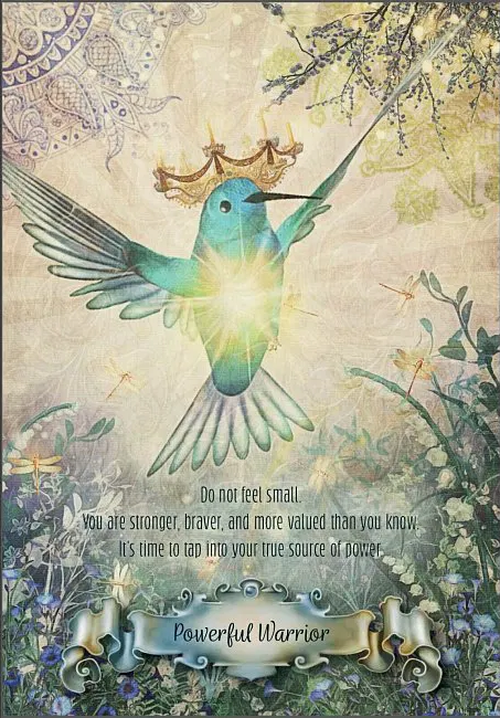 Hummingbird Wisdom Oracle Cards. Оракул мудрости колибри