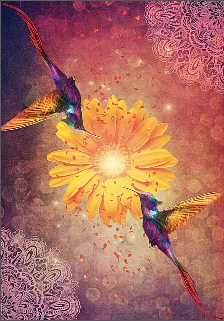 Hummingbird Wisdom Oracle Cards. Оракул мудрости колибри