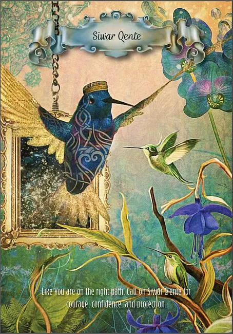 Hummingbird Wisdom Oracle Cards. Оракул мудрости колибри