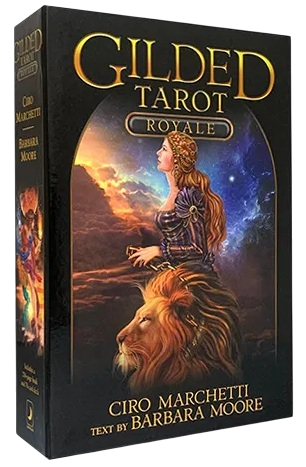 Gilded Tarot Royale Book & Deck. Набор. Позолоченное Королевское Таро