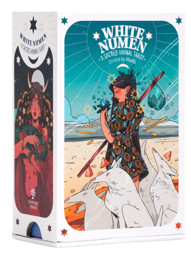 White Numen: A Sacred Animal Tarot. Таро Белого Божества на английском языке. 