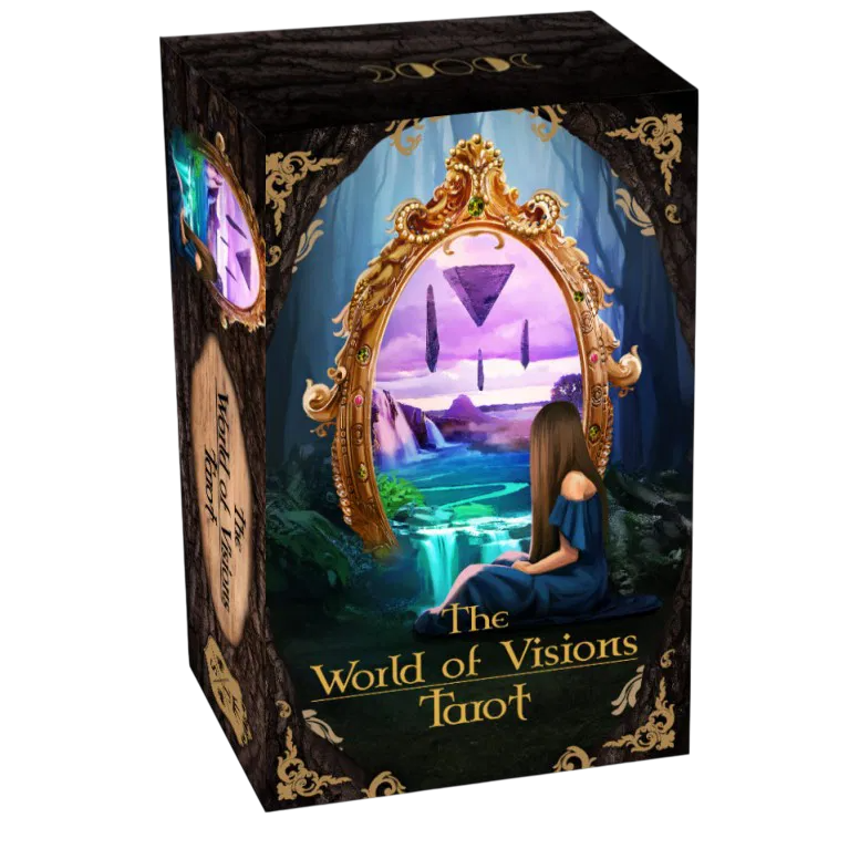 Таро Мир Видений (ГЛЯНЦЕВЫЕ, ЗОЛОТОЙ СРЕЗ). The World of Visions Tarot (shiny gold edges)