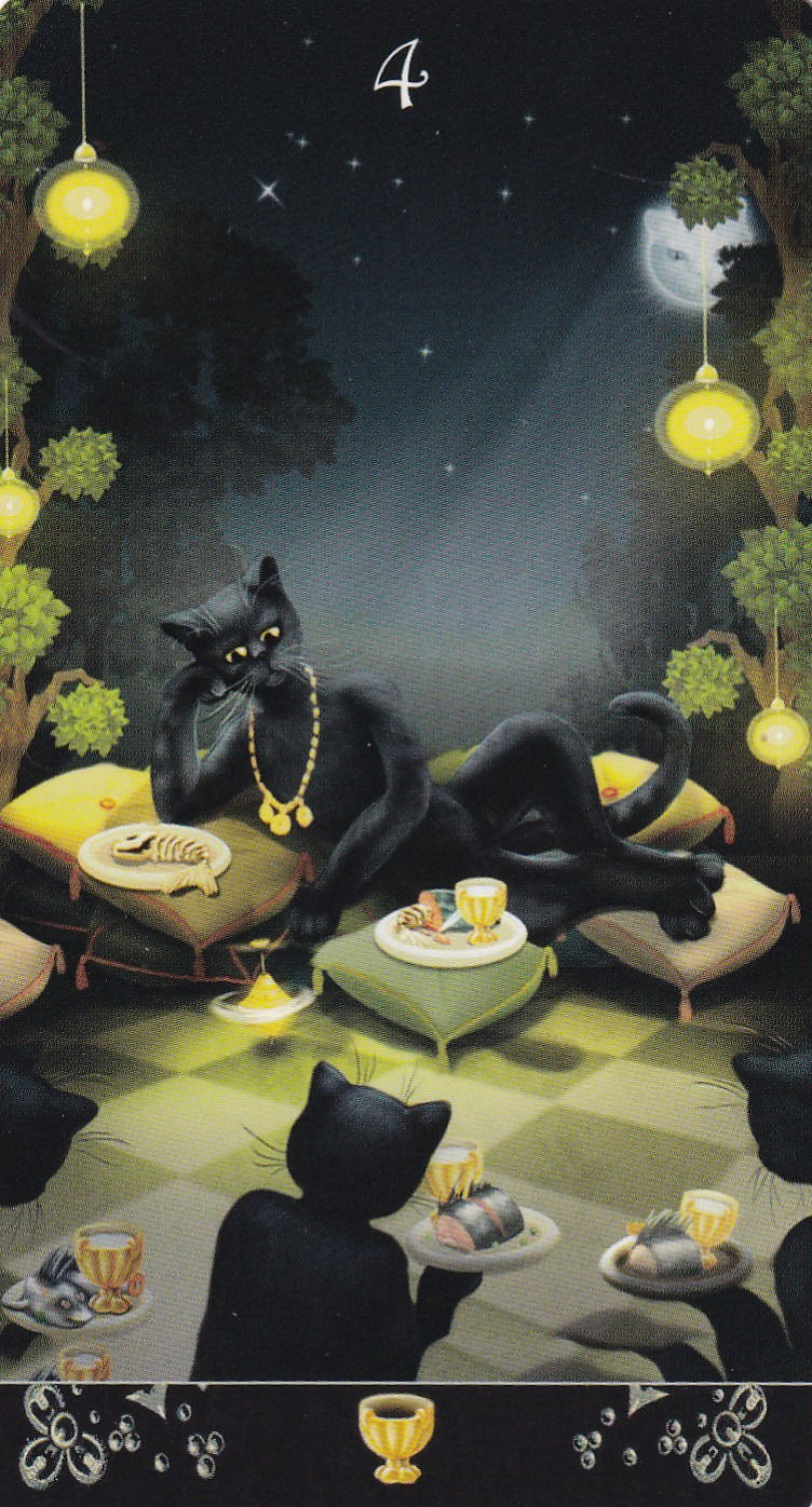 Таро Черных Котов без рамок. Black Cats Tarot (AVRUS202, Аввалон-Ло Скарабео), Россия