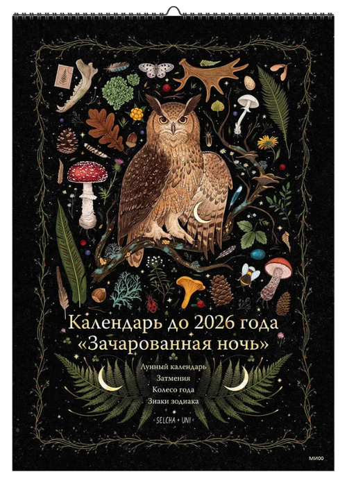 Большой календарь до 2026 года. Зачарованная ночь. СОВА