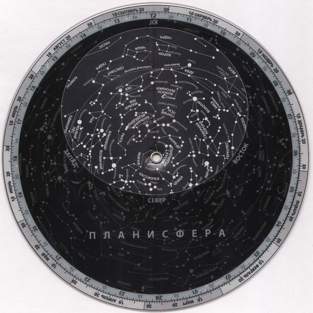 Как наблюдать за звездами. Планисфера. Сто лет тому вперед