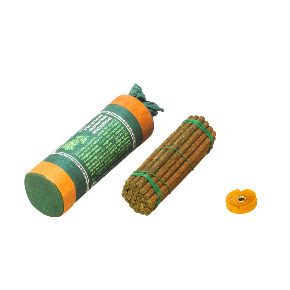 Благовоние Tibetan Juniper Incense / можжевельник, 30 палочек по 13 см