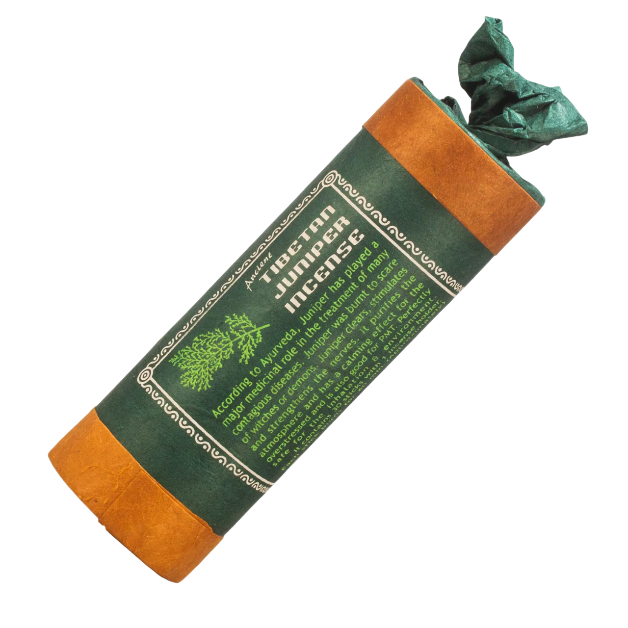 Благовоние Tibetan Juniper Incense / можжевельник, 30 палочек по 13 см. 