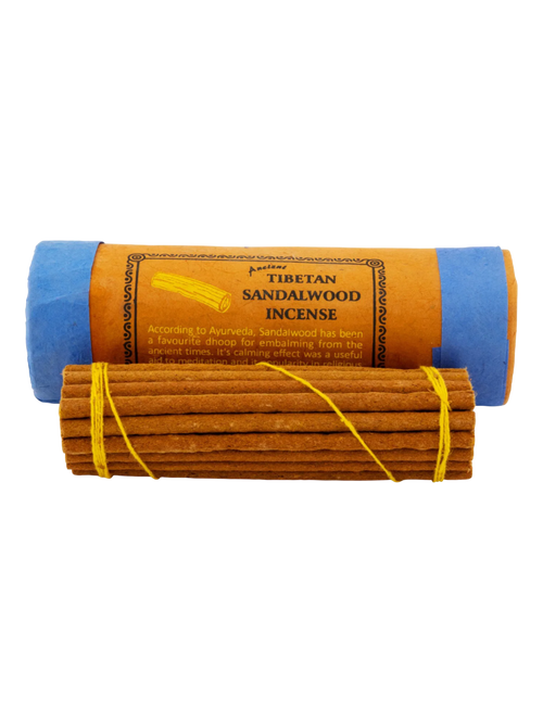 Благовоние Tibetan Sandalwood Incense / сандал, 27 палочек по 11 см