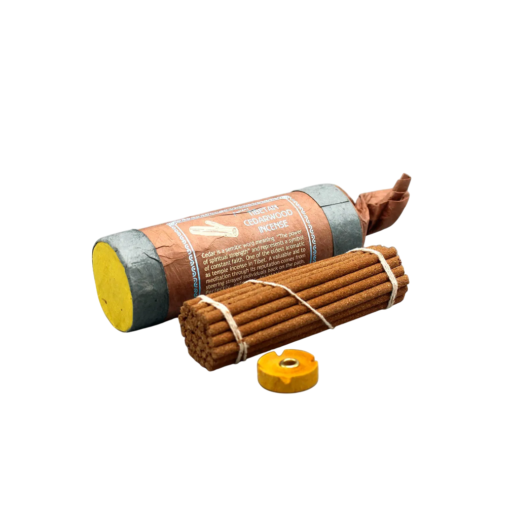 Благовоние Tibetan Cedarwood Incense / кедр, 30 палочек по 13 см