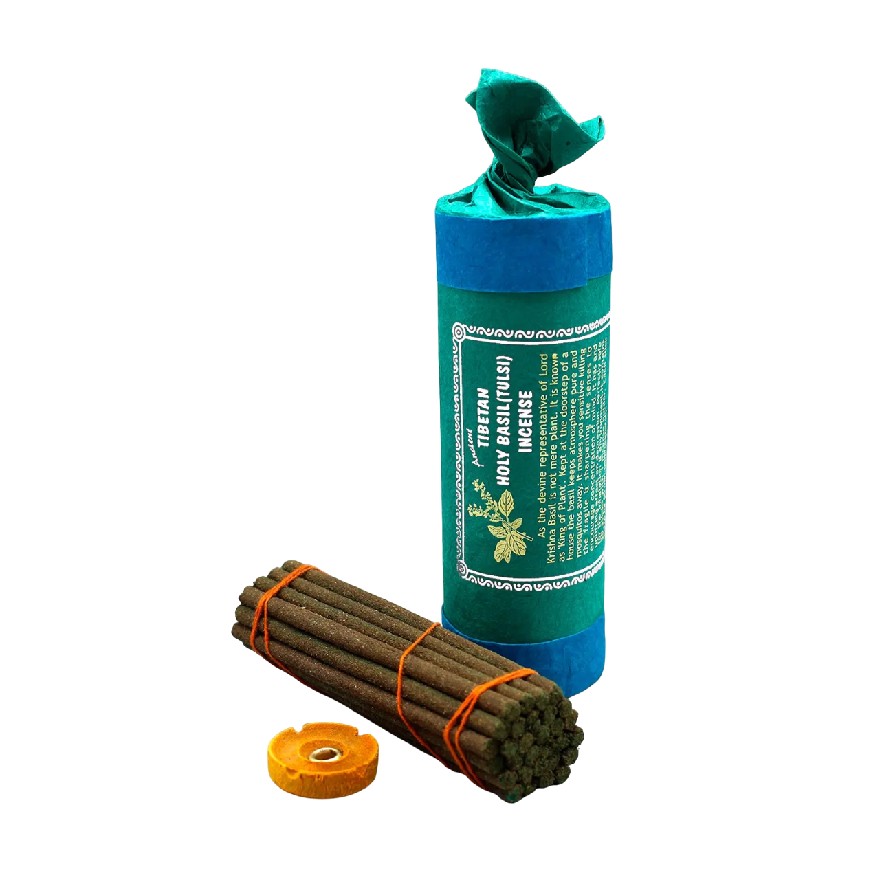 Благовоние Tibetan Holy Basil Tulsi Incense / базилик, 30 палочек по 11 см. 