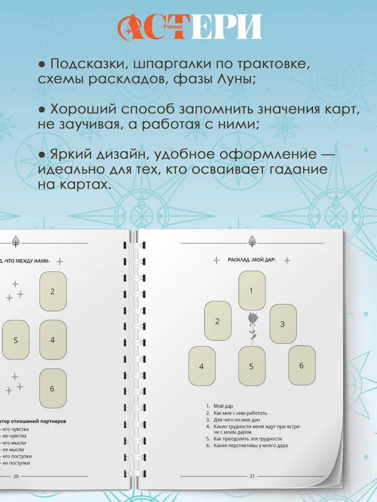 Блокнот Таро для записи раскладов