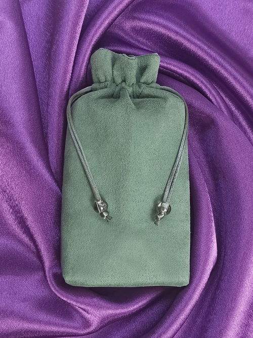 Мешочек из экозамши, полынь, 10 х 18 см
