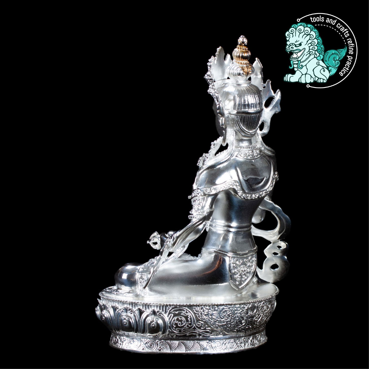 Статуэтка Ваджрасаттвы (Дорже Семпы), 11.0 см · 6.98 OZT.999